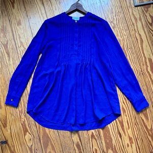 Bloom well large blue maternity top